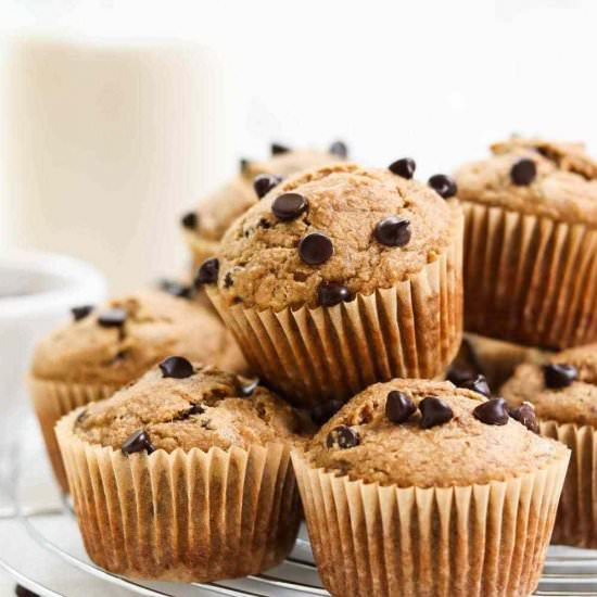 Banana Chocolate Chip Muffins