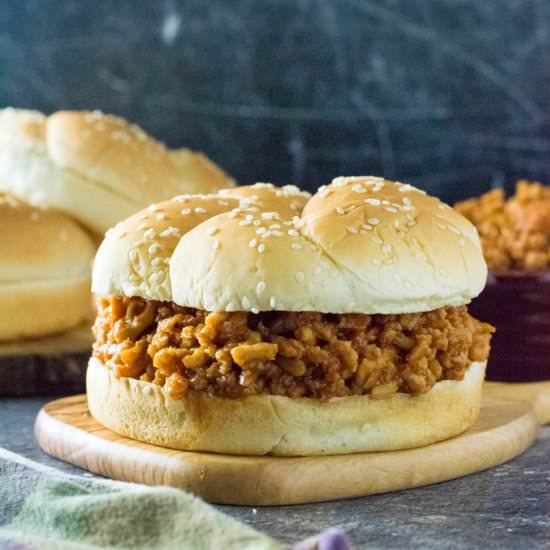 BBQ Chicken Sloppy Joes