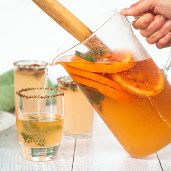 Smoked Grapefruit Punch