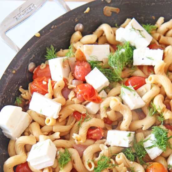 Tomatoes and Feta Pasta