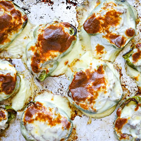 Philly Cheesesteak Stuffed Peppers
