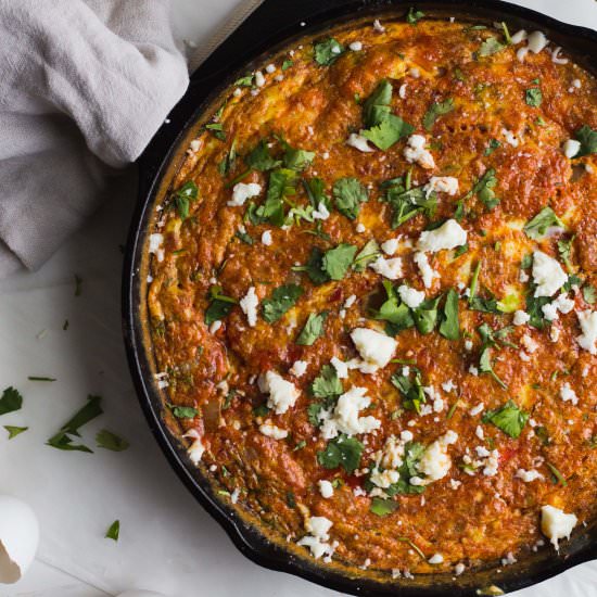 Chorizo + Queso Fresco Frittata