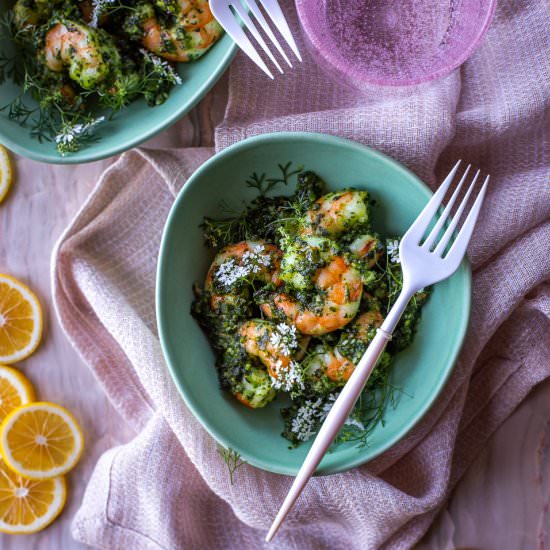 Easy Cilantro Shrimp