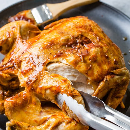 BBQ INSTANT POT WHOLE CHICKEN