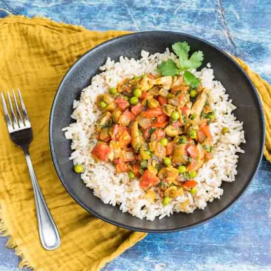 Plant Based Mushroom Masala
