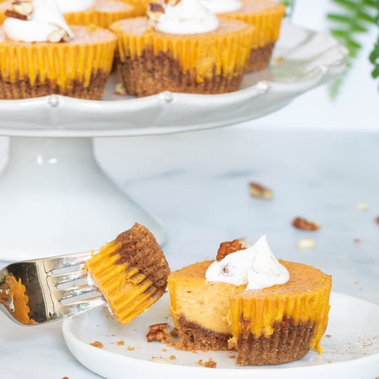 Pumpkin Cheesecake Bites