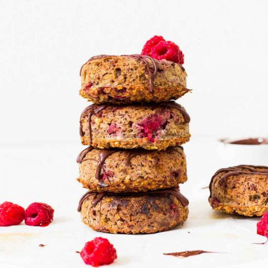Baked Oatmeal Donuts | Vegan