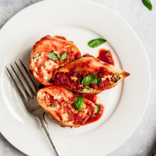 Vegan Stuffed Shells