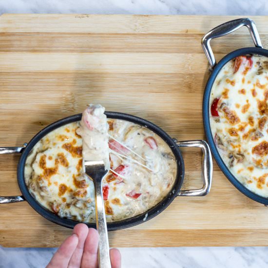 Philly Cheesesteak Casserole