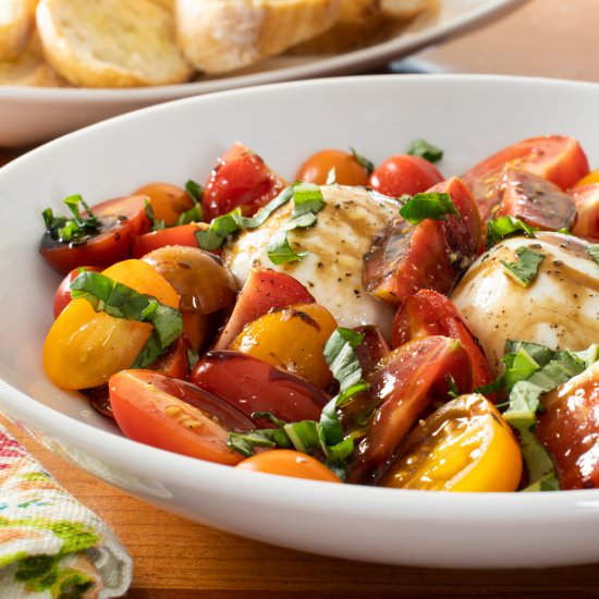 Tomatoes and Burrata