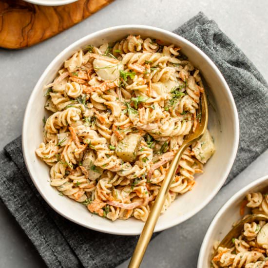 Dill Pickle Pasta Salad