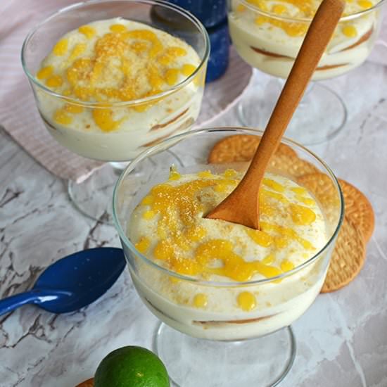 Passion Fruit Easy Pie