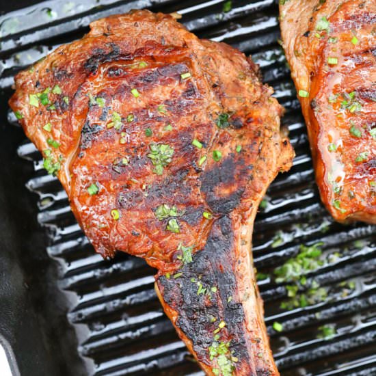 Grilled Steak and Marinade