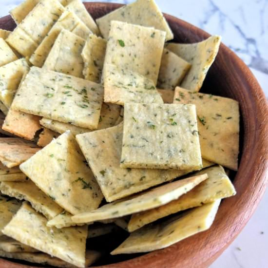Ranch Almond Flour Crackers