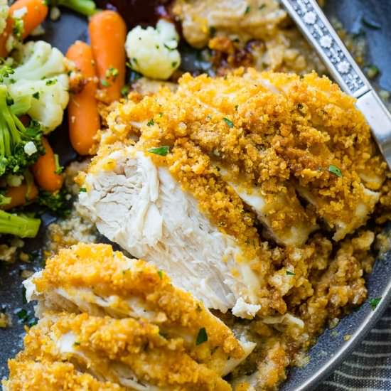 EASY CORNFLAKE RANCH CHICKEN