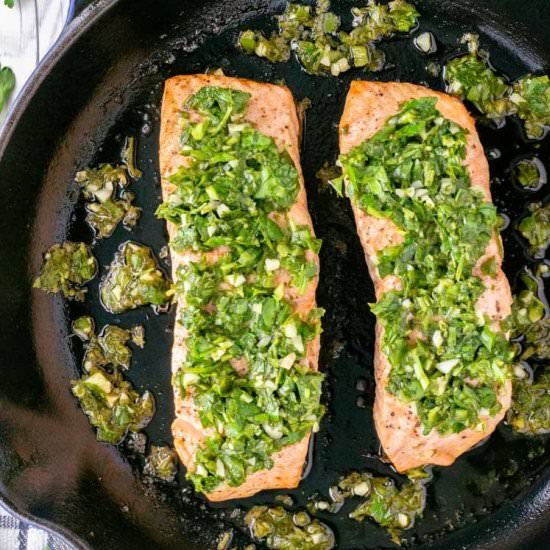 Chimichurri Salmon