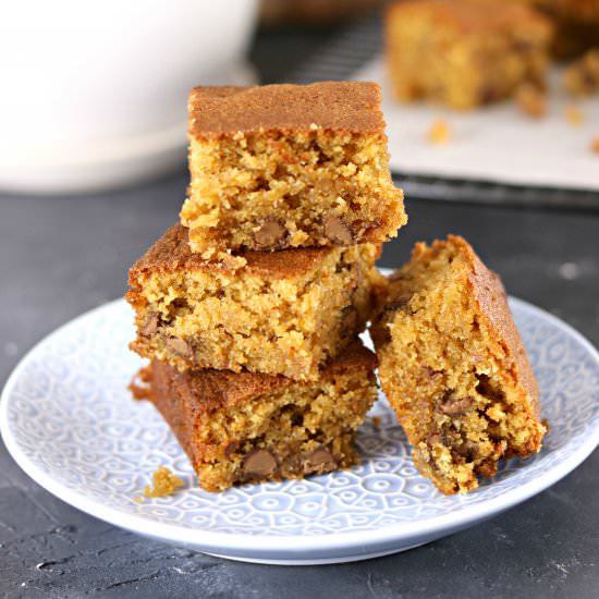 Maple Coconut Blondies