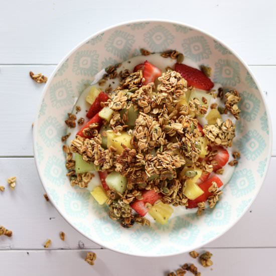 Maple Walnut and Honey Granola