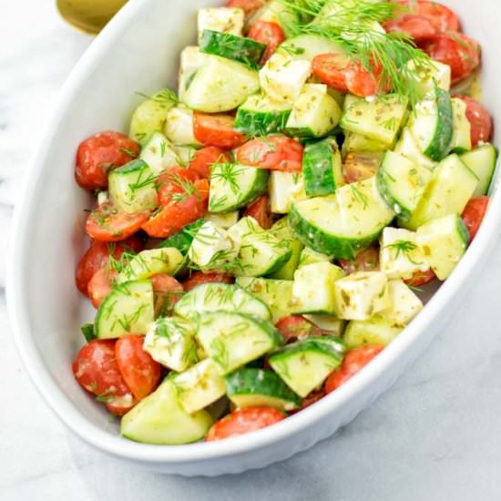 Cucumber and Tomato Salad