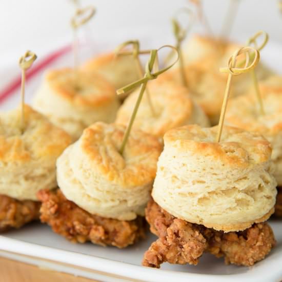 Chicken and Biscuit Skewers