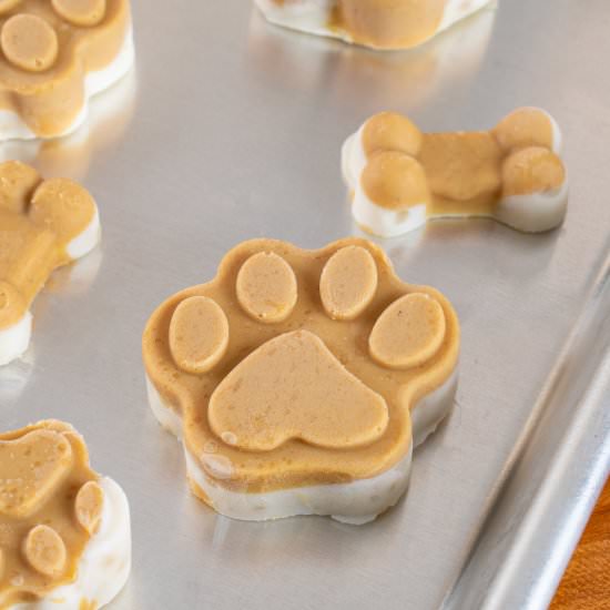 Peanut Butter & Banana Dog Treats