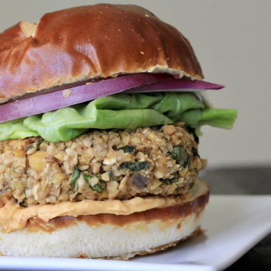 Italian Chickpea Burgers