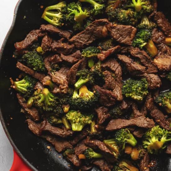 Easy Keto Beef & Broccoli Stir Fry