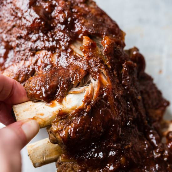 SMOKY BBQ INSTANT POT RIBS