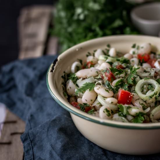 Summer bean salad