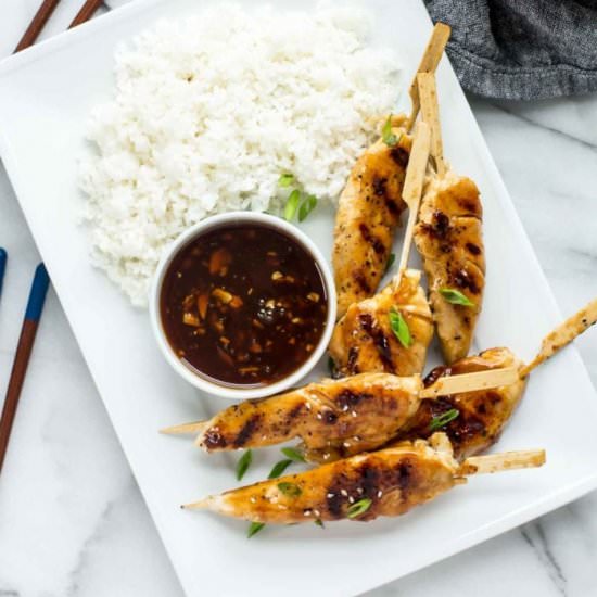 ASIAN CHICKEN SKEWERS