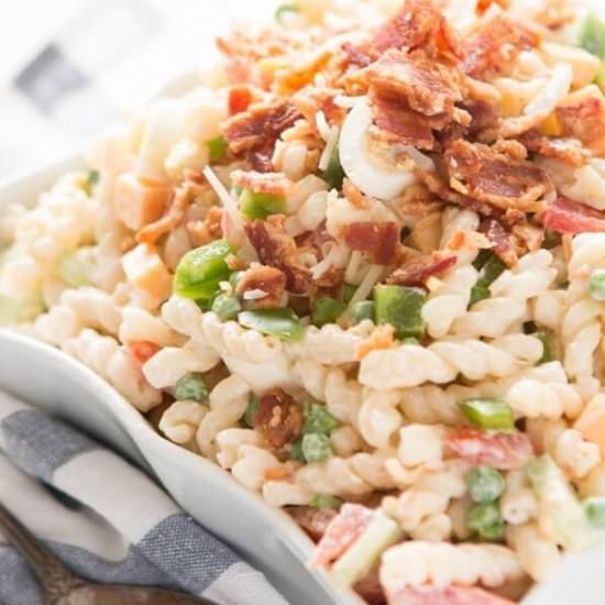 EASY PEA PASTA SALAD