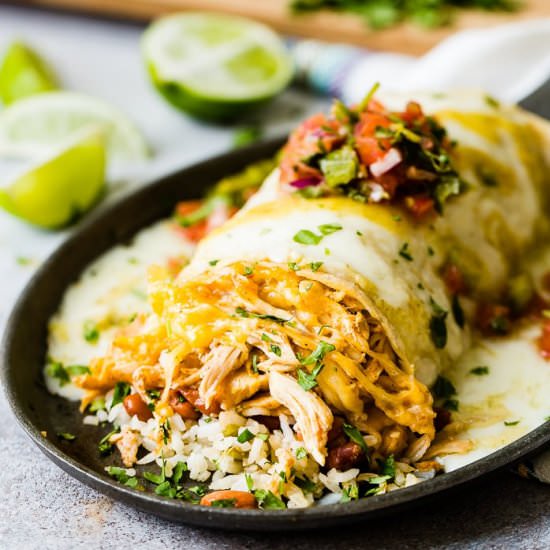 HONEY LIME CHICKEN BURRITOS
