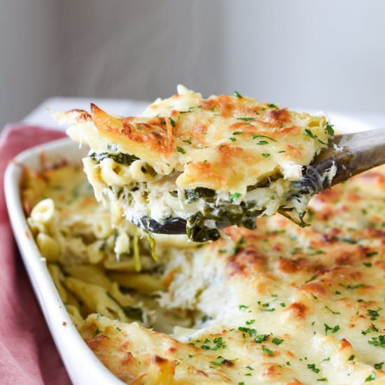 One Pot Chicken Florentine Alfredo