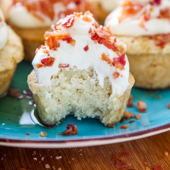 Maple Bacon Cupcakes
