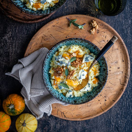 Pumpkin & Blue Cheese Risotto