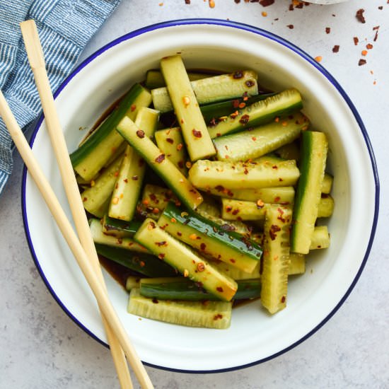 Spicy Chinese Cucumber Salad