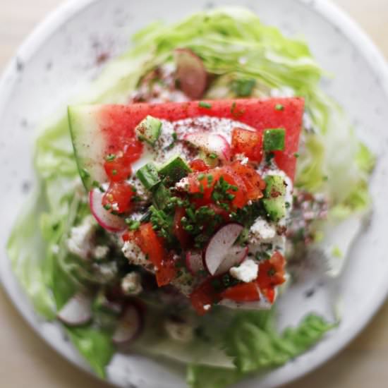 watermelon wedge salad