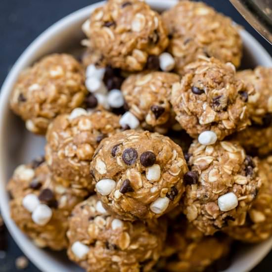 PROTEIN NO BAKE S’MORES ENERGY BITE