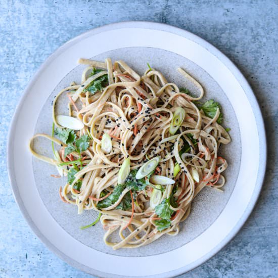 Miso-Tahini Soba Noodles