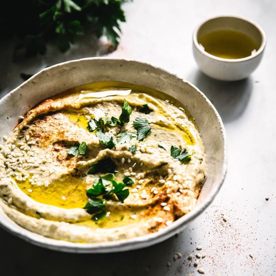 Roasted Zucchini Hummus