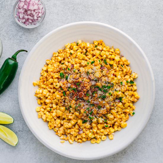 ELOTES MEXICANOS – MEXICAN CORN SAL