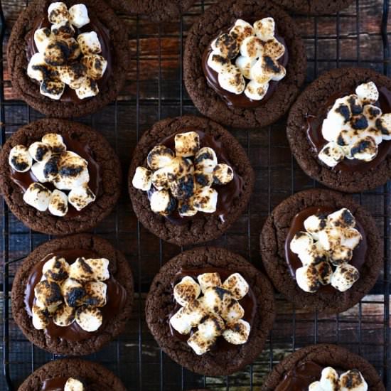 CHOCOLATE MARSHMALLOW COOKIES