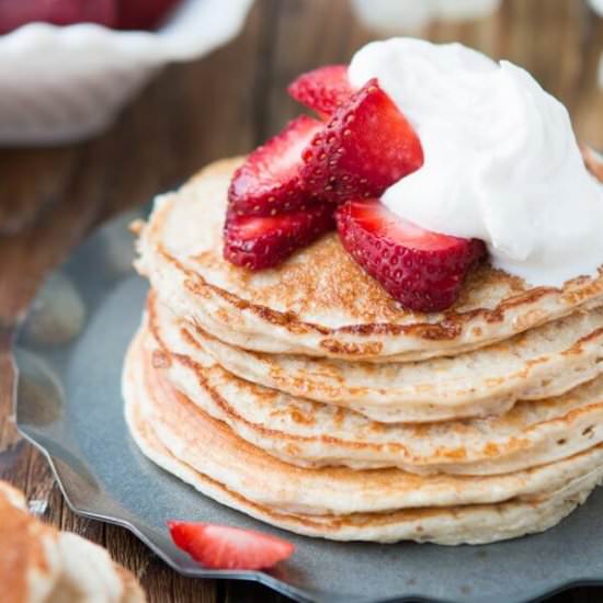 STRAWBERRY  GLUTEN FREE PANCAKES