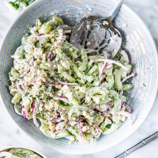Creamy Cucumber Salad