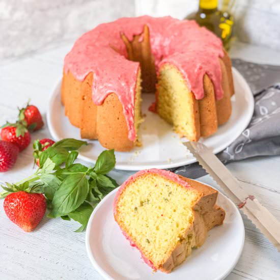 Basil Olive Oil Cake