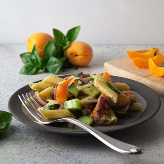 Apricot and Prosciutto Pasta Salad