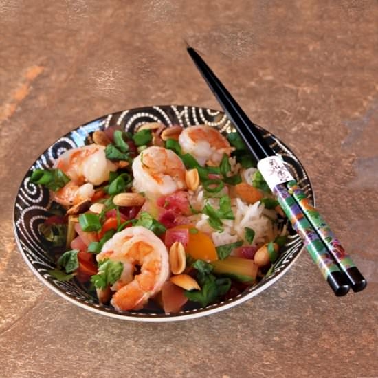 Shrimp Thai Basil Stir-Fry