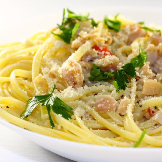 5 Star Linguine With Clam Sauce