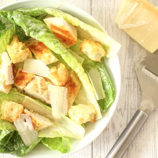 Easy Chicken Caesar Salad