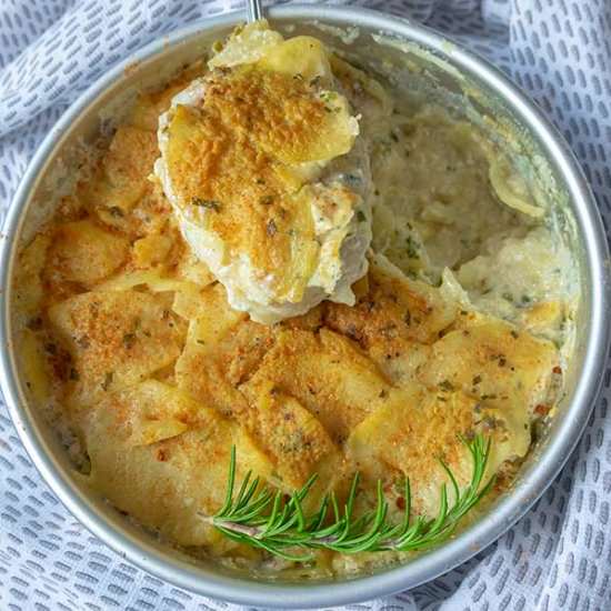 Instant Pot Vegan Scalloped Potato